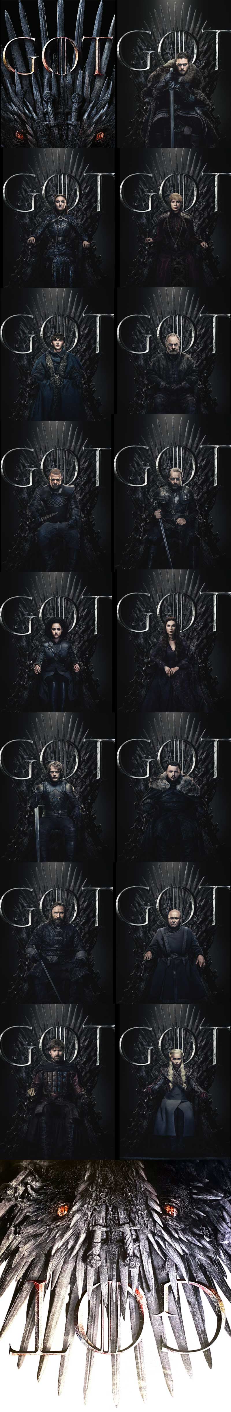 Game Of Thrones 2011-2019 Series
